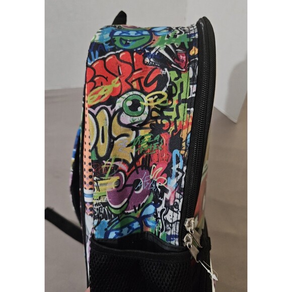 Teenage Mutant Ninja Turtles Backpack Nickelodeon New Michaelangelo Pizza Rules - Picture 4 of 12